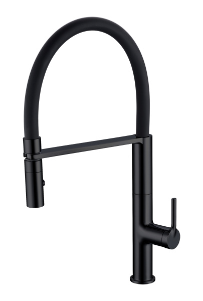 Смеситель для кухни Vincea VKF-114MB, черный