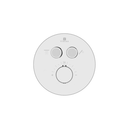 Встраиваемый смеситель для душа VSCV-322T-MCH двухфункциональный, термостатический, хром