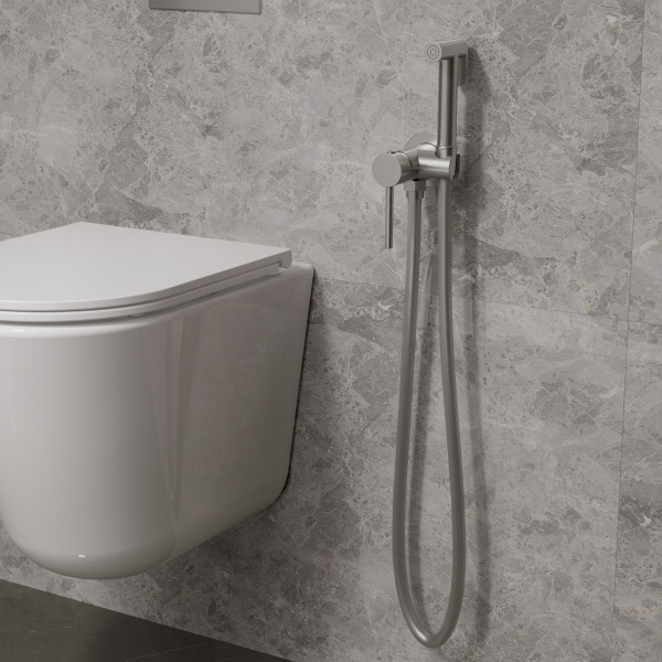 Гигиенический душ VHFW-101BN из латуни, со смесителем, брашированный никель