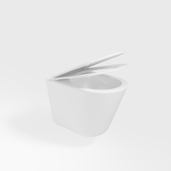 Унитаз подвесной Tornado Vito VT1-23T, полн. закрытый, цвет белый, ультратонкое soft-close сиденье