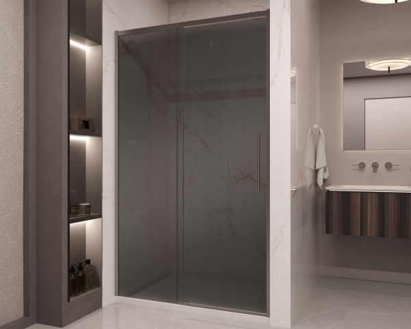 Душевая дверь Stella VDS-1ST120CGGM, 1200, вороненая сталь, стекло тонированное Душевая дверь Stella VDS-1ST120CGGM, 1200, вороненая сталь, стекло тонированное