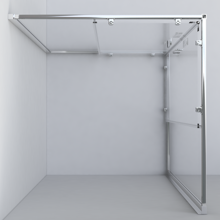 Душевой уголок Garda VSS-1G9011CL, 1100*900, хром, стекло прозрачное