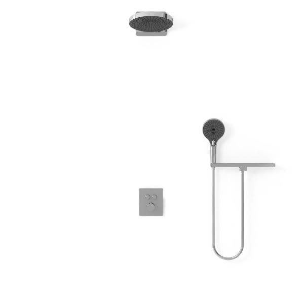 Душевой комплект Inspire VSFW-3I21T1RCH встраиваемый, термостатический, двухрежимный, хром