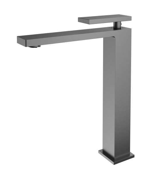 Смеситель для раковины Dice VBF-2DS2GM однорычажный, вороненая сталь