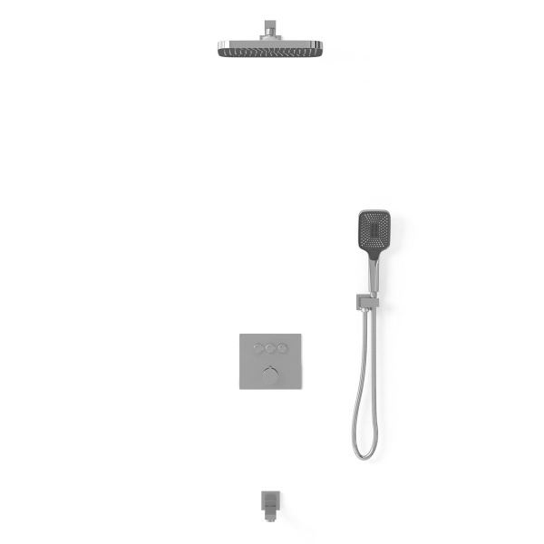 Душевой комплект VSFW-4311CH встраиваемый, трехрежимный, хром