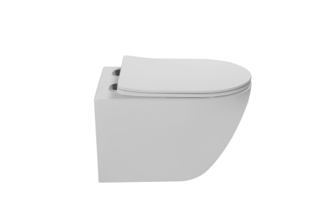 Унитаз подвесной Глобо (Globo) VT1-14T Торнадо, цвет белый, ультратонкое микролифт сиденье