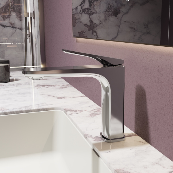 Смеситель для раковины Puro VBF-5P01CH, хром