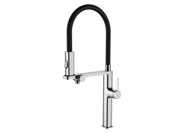 Смеситель для кухни Vincea VKF-119CH, хром