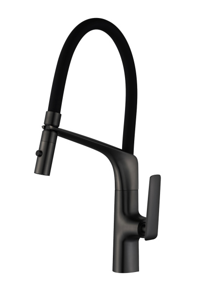 Смеситель для кухни Vincea VKF-115MB, черный