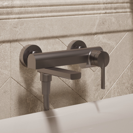 Смеситель для ванны ТГ (TG) VTFW-5TG2GM, вороненая сталь