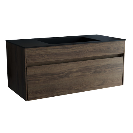 База под раковину Кьяра (Chiara) 1000 подвесная, 1 выкатной ящик микролифт, Дуб Чарльстон (C.Oak)