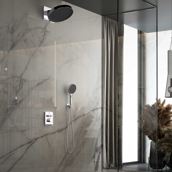 Душевой комплект Inspire VSFW-3I21MT3CH встраиваемый, термостатический, двухрежимный, хром