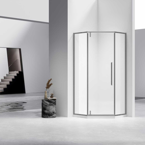 Душевой уголок Slim-N VSP-4SN100CLGM, 1000*1000, вороненая сталь, стекло прозрачное Душевой уголок Slim-N VSP-4SN100CLGM, 1000*1000, вороненая сталь, стекло прозрачное