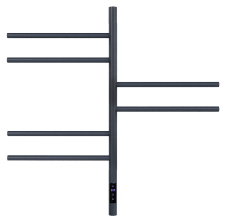 Полотенцесушитель электрический Vincea VTD-1S2CGE 43х80, графит, таймер