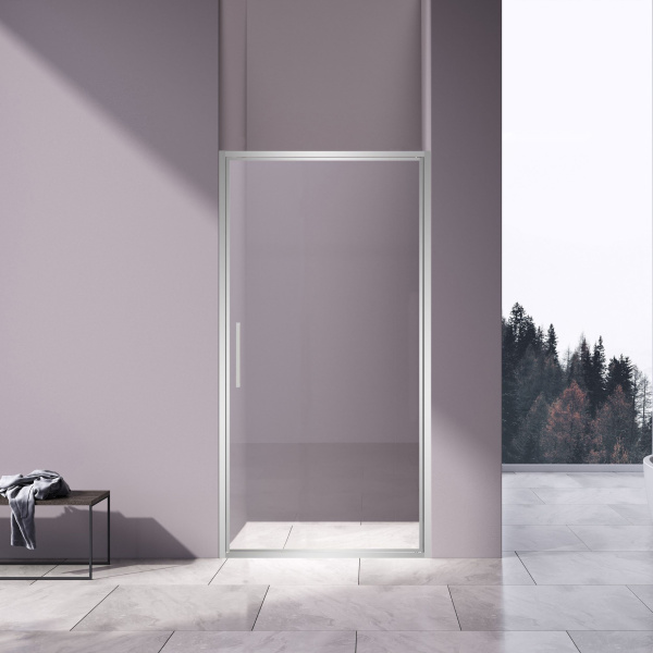 Душевая дверь Slim 8mm VDP-4SL900CL, хром, стекло прозрачное Душевая дверь Slim 8mm VDP-4SL900CL, хром, стекло прозрачное