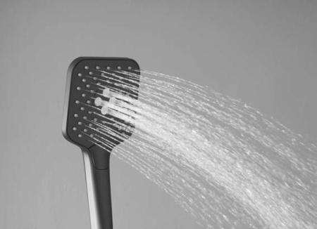 Душевая стойка Некст (Next) VSFS-1N1TBG термостатическая с изливом, 25см верх душ, брашированное золото