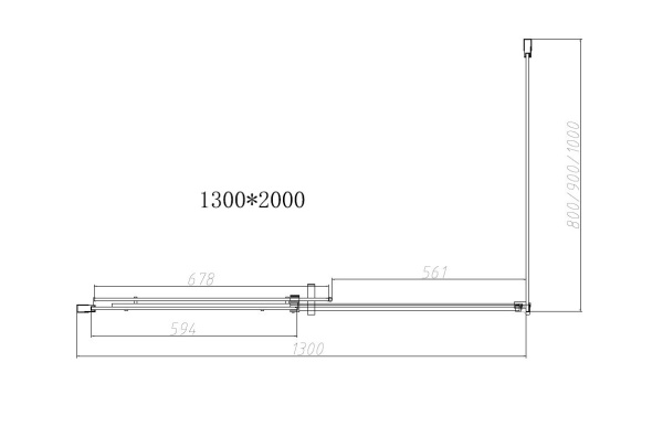 Душевой уголок Dice VSR-4D9013CL, 1300*900, хром, стекло прозрачное Душевой уголок Dice VSR-4D9013CL, 1300*900, хром, стекло прозрачное