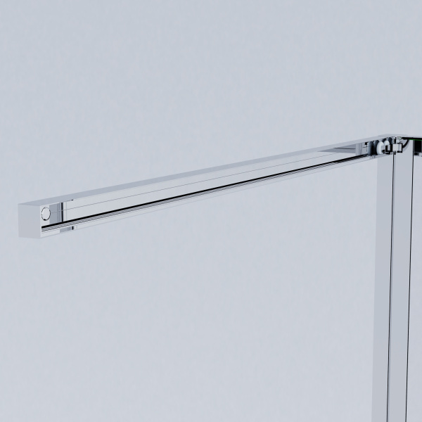 Душевая дверь Альфа (Alpha) VPSW-3AL900CL, 900, хром, стекло прозрачное