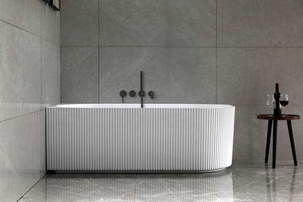 Ванна акриловая Vincea VBT-428-1700L, 1700*800*580, цвет белый, левая, щелевой перелив