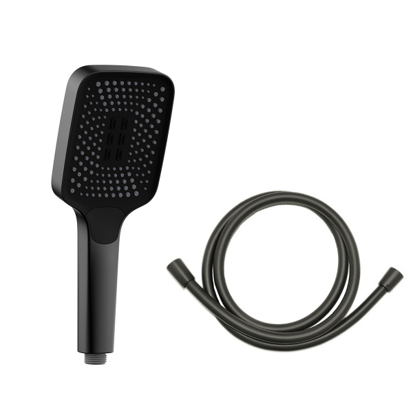 Душевой комплект VSFW-433T1MB встраиваемый, термостатический, трехрежимный, черный