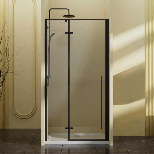 Душевая дверь Slim-N VDPH-5SN900CLB, 900, черный, стекло прозрачное Душевая дверь Slim-N VDPH-5SN900CLB, 900, черный, стекло прозрачное