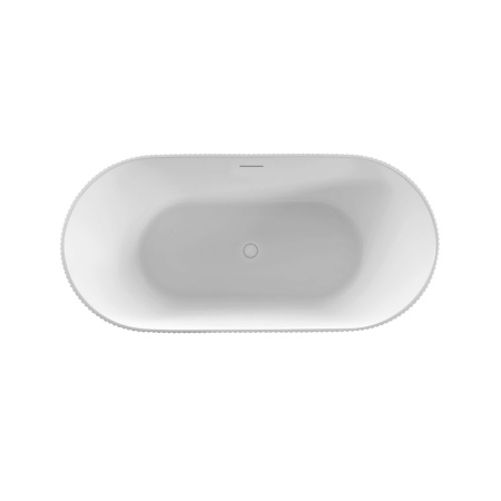 Ванна акриловая Vincea VBT-426-1700MW 1700*800*580, белый мат., щелевой перелив, слив белый