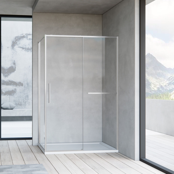 Душевой уголок Slim Soft VSR-1SS9012CLBN, 1200*900, брашированный никель, стекло прозрачное Душевой уголок Slim Soft VSR-1SS9012CLBN, 1200*900, брашированный никель, стекло прозрачное