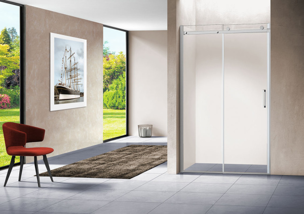 Душевая дверь Como VPS-1C120CL, 1200, хром, стекло прозрачное,  Душевая дверь Como VPS-1C120CL, 1200, хром, стекло прозрачное,