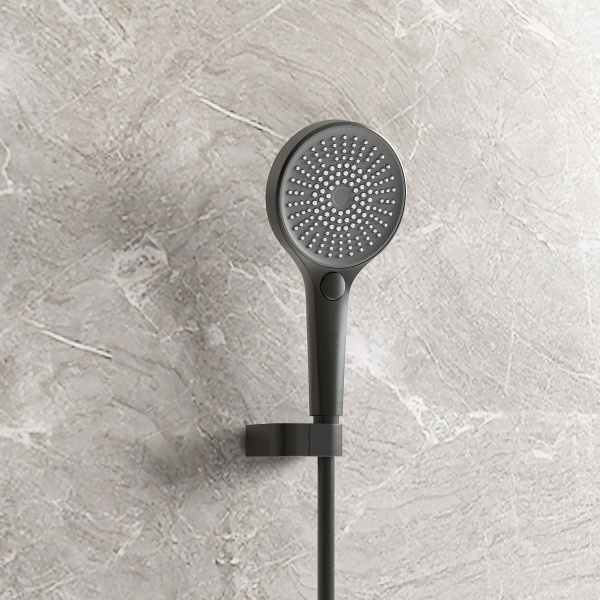 Душевой комплект Futura VSFW-2F12TMB термостатический встраиваемый, 3 режима, черный матовый