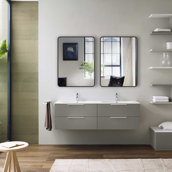 Зеркало с подсветкой VLM-3VC500B 500х700 c сенсорным выключателем и диммером