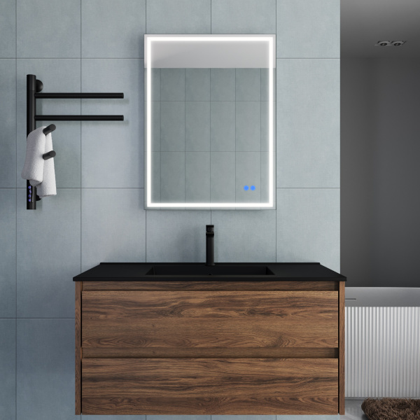 База под раковину Gio 1000 подвесная, 2 выкатных ящика soft-close, C.Oak