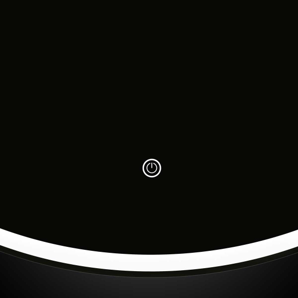 Зеркало LED VLM-3DE700 700x700 c сенсорным выключателем и диммером