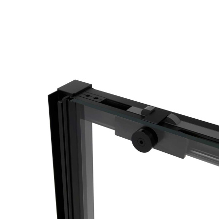 Душевой уголок Слим Софт (Slim Soft) VSR-1SS1015CLB, 1500*1000, черный, стекло прозрачное