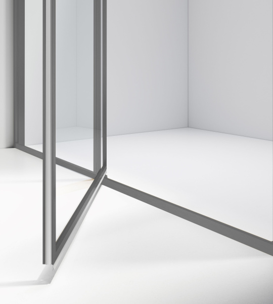 Душевой уголок Slim 8mm VSR-4SLP9012CLGM, 1200*900, вороненая сталь, стекло прозрачное Душевой уголок Slim 8mm VSR-4SLP9012CLGM, 1200*900, вороненая сталь, стекло прозрачное