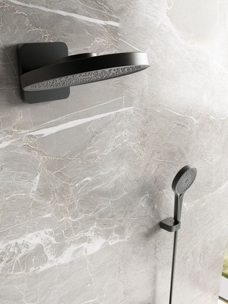 Душевой комплект Futura VSFW-2F12TMB термостатический встраиваемый, 3 режима, черный матовый