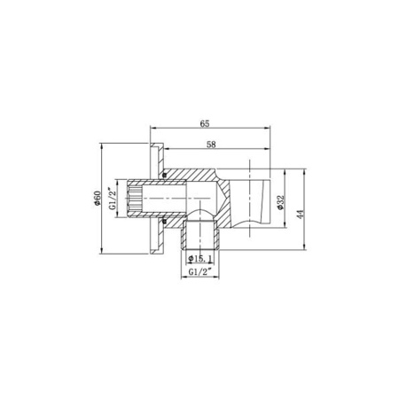 Душевой комплект Инспаер (Inspire) VSFW-3I21MT2CH встраиваемый, термостатический, двухрежимный, хром