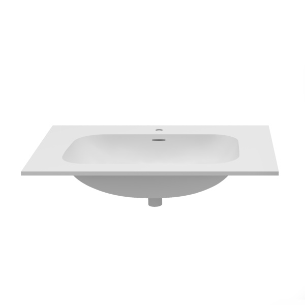 Раковина Elise VCB-4EL800MW, Corian цвет белый матовый