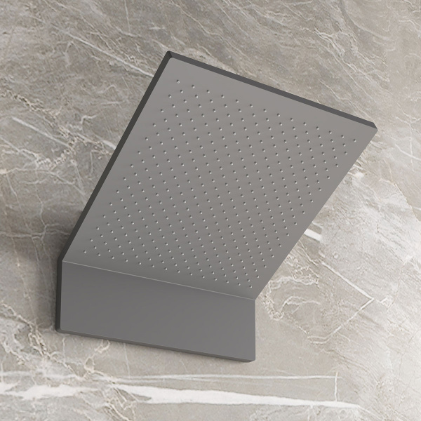 Душевой комплект Futura VSFW-2F11TGM термостатический встраиваемый, 3 режима, вороненая сталь