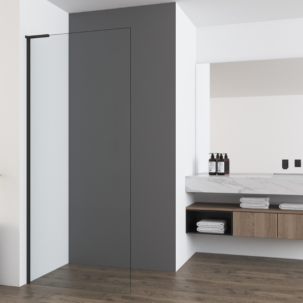 Душевая перегородка Walk-In VSW-7HA700CLB, 700*2000, черный матовый, стекло прозрачное Душевая перегородка Walk-In VSW-7HA700CLB, 700*2000, черный матовый, стекло прозрачное