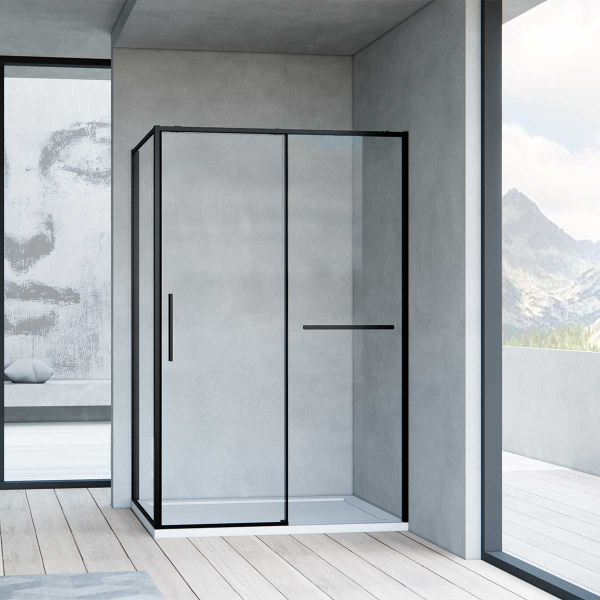 Душевой уголок Slim Soft VSR-1SS1014CLB, 1400*1000, черный, стекло прозрачное Душевой уголок Slim Soft VSR-1SS1014CLB, 1400*1000, черный, стекло прозрачное