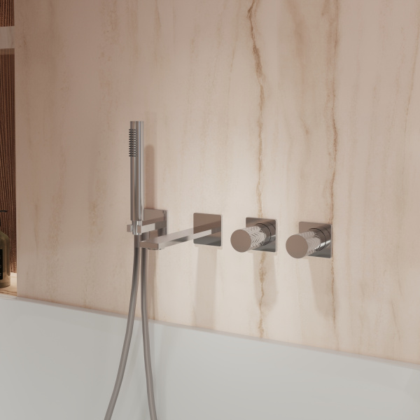 Смеситель для ванны Alto VBTW-6AL1CH, встраиваемый, хром