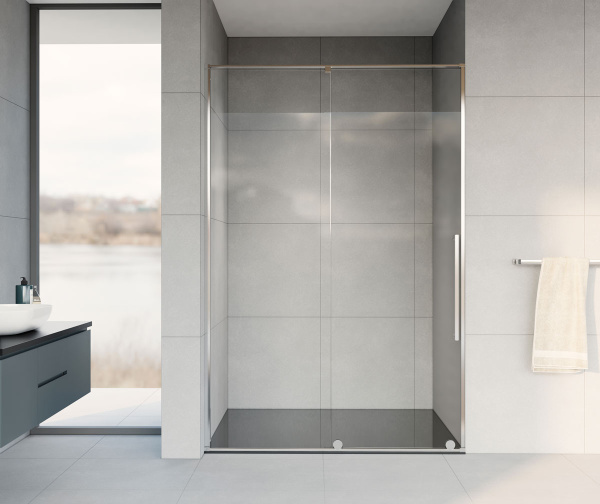 Душевая дверь Arno VPS-1A120CL, 1200, хром, стекло прозрачное