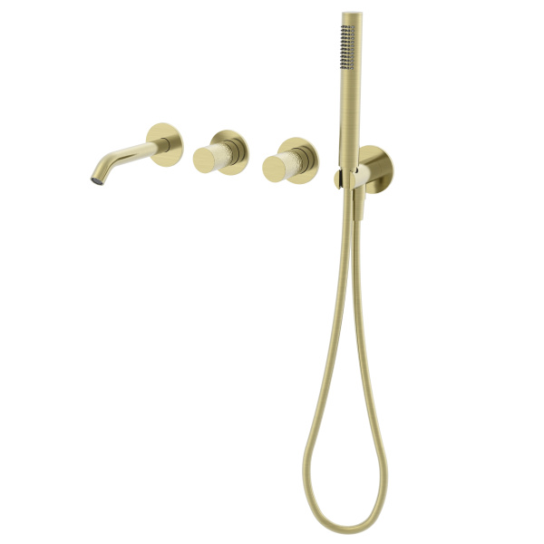 Смеситель для ванны Aura VBTW-6AU1BG, встраиваемый, брашированное золото