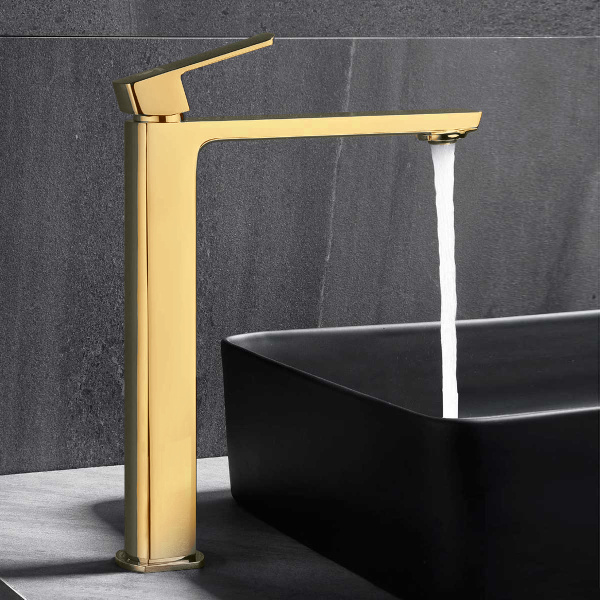 Смеситель для раковины Next VBF-1N2BG однорычажный, брашированное золото