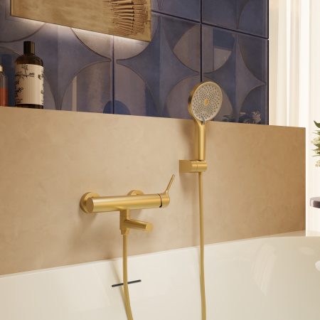 Смеситель для ванны Феерие (Feerie) VTFW-5FE2BG, брашированное золото