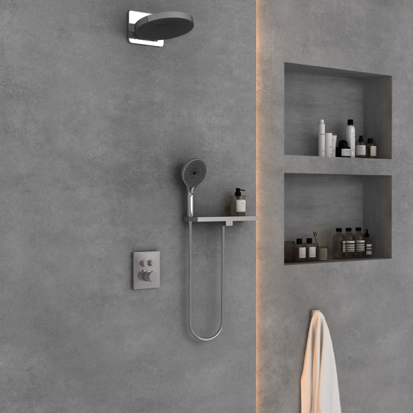 Душевой комплект Inspire VSFW-3I21T1RCH встраиваемый, термостатический, двухрежимный, хром