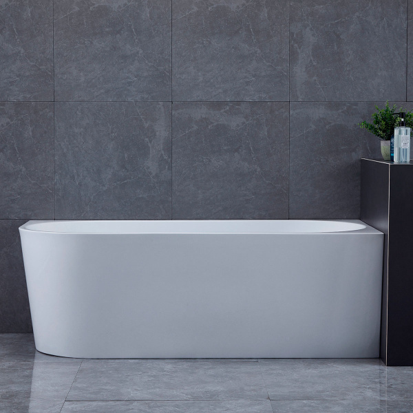 Ванна акриловая Vincea VBT-402-1600R, 1600*750*580, цвет белый, правая, щелевой перелив