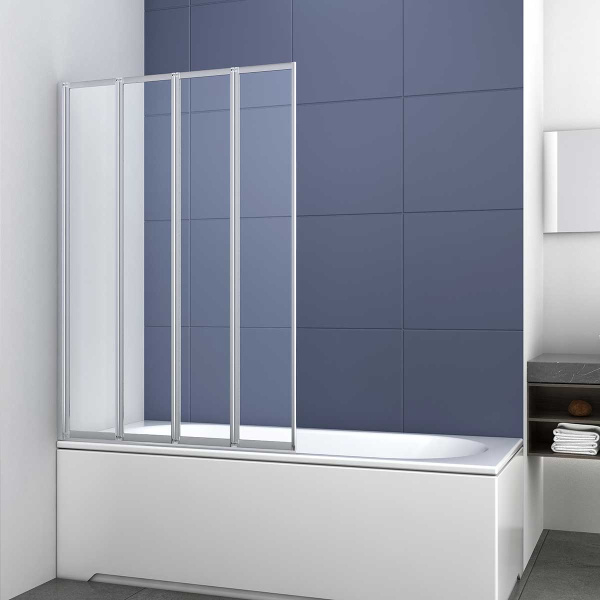 Душевая шторка на ванну VSB-31100CL, 1000*1400, хром, стекло прозрачное Душевая шторка на ванну VSB-31100CL, 1000*1400, хром, стекло прозрачное
