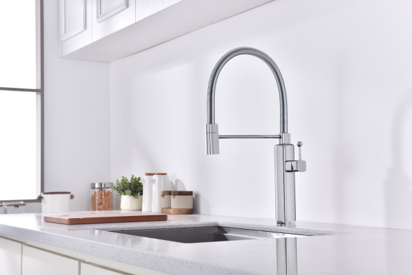 Смеситель для кухни Vincea VKF-101CH, хром