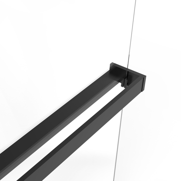 Душевая перегородка Walk-In VSW-1HR100CGB, 1000*2000, черный, стекло тонированное Душевая перегородка Walk-In VSW-1HR100CGB, 1000*2000, черный, стекло тонированное